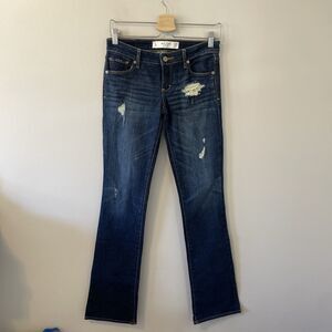 Abercrombie & Fitch Low Rise Distressed Bootcut Jeans Y2K Sz 2L